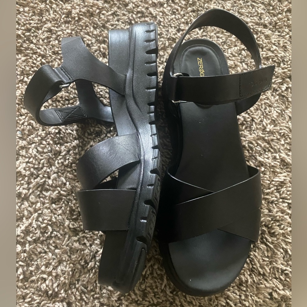 Cole Haan Zerogrand Criss Cross Platform Sandal